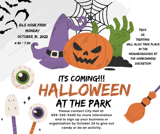Spooky schedule with event timings in the current year